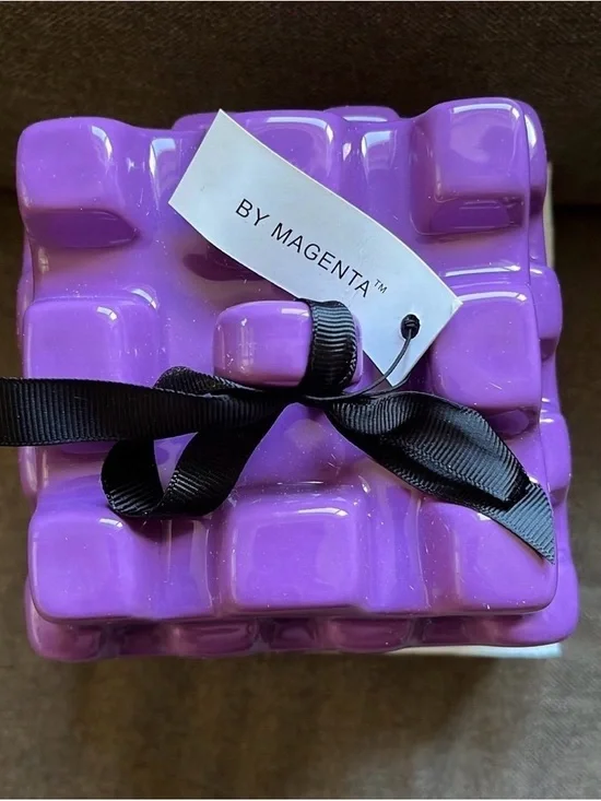 NEW Rae Dunn Haunted Purple Ceramic Castle Bird House - Picture 3 of 4